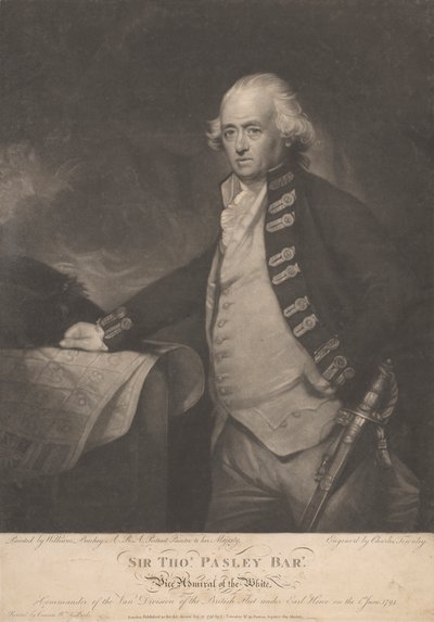 Sir Thomas Pasley door Charles Townley