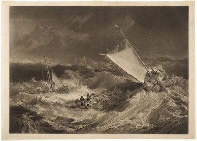 Een schipbreuk door Charles Turner