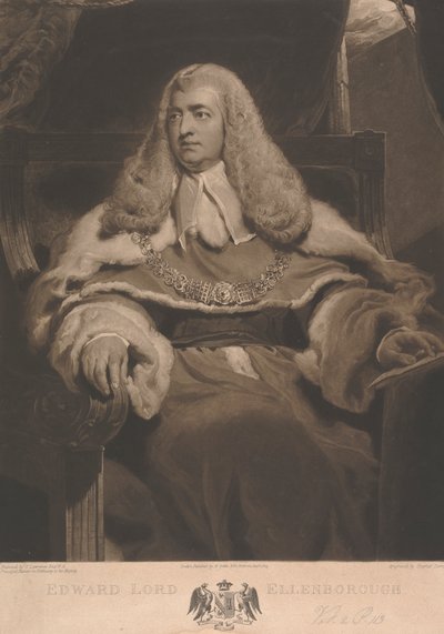 Edward Law, 1e Baron Ellenborough door Charles Turner