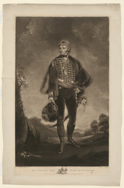 Zijne Genade de Hertog van Rutland door Charles Turner