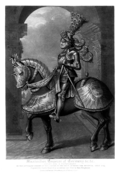 Maximiliaan I, Heilige Roomse Keizer, 1816 door Charles Turner