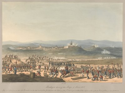 Nr. 12 Badajos tijdens het beleg van juni 1811 door Charles Turner