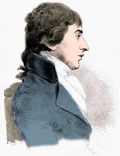 Portret van JMW Turner, ca. 1827, 1904 door Charles Turner