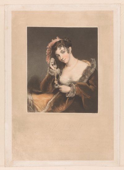 Portret van Emily St Clare door Charles Turner