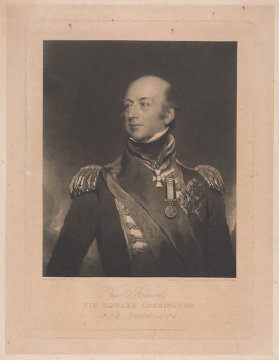 Vice-admiraal Sir Edward Codrington, GCB door Charles Turner
