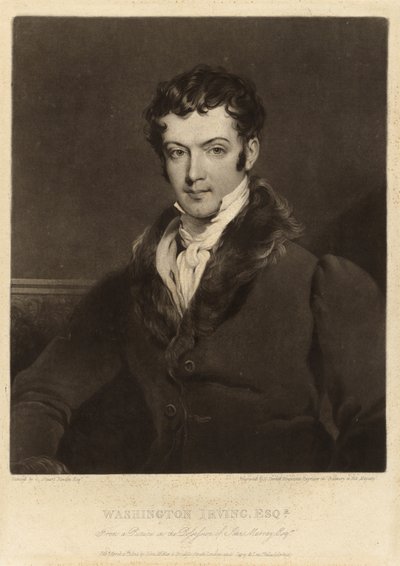 Washington Irving door Charles Turner