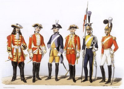 Uniformen van het Franse leger: Lichtpaarden door Charles Vernier