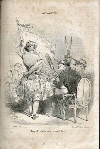 Illustratie door Charles Vernier in Le Charivari door Charles Vernier