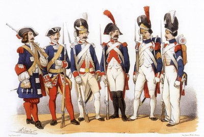 Uniformen in het Franse leger: Speciale Korpsen: 17-18-19e eeuw door Charles Vernier