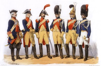 Uniformen van het Franse leger: Gendarmes door Charles Vernier