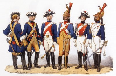 Uniformen van het Franse leger: Speciale troepen van de stad Parijs door Charles Vernier