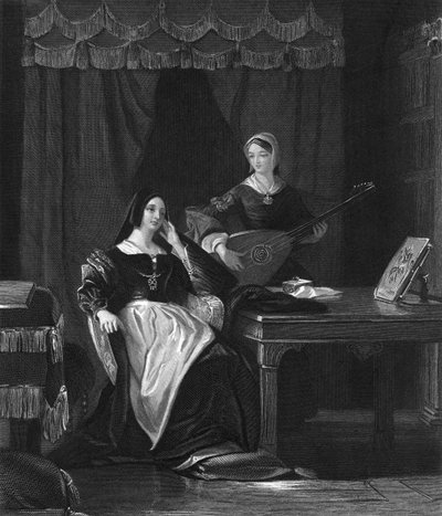 Koningin Katherine, Koningin-Gemalin van Hendrik VIII van Engeland, 19e eeuw door Charles W. Sharpe