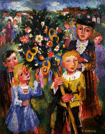 Le Bouquet des Rameaux door Charles Walch