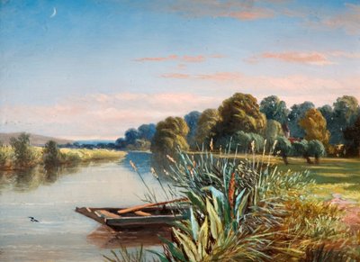 Rivierscène, 1880 door Charles Walter Radclyffe