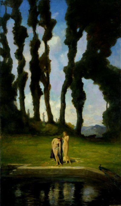 Na het bad, 1910 door Charles Walter Stetson