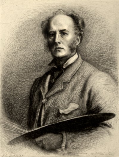 John Everett Millais, Britse kunstenaar, ca. 1880-1882 door Charles Waltner