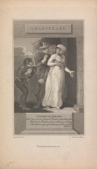 Komedie van fouten, Act II Sc. 2 door Charles Warren