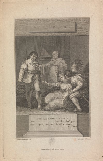 Veel gedoe... Act IV, Sc. 1 door Charles Warren
