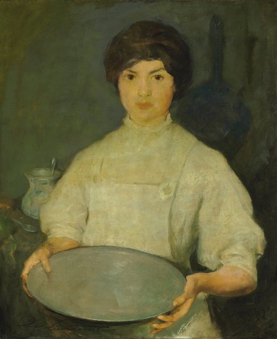 Meisje met pan door Charles Webster Hawthorne