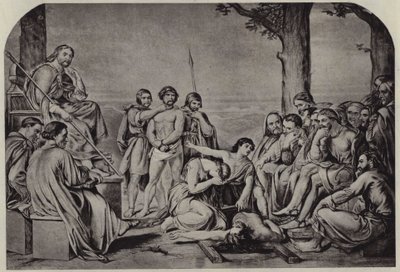Het Beroep van de Eiser bij het Eerste Juryproces door Charles West (after) Cope