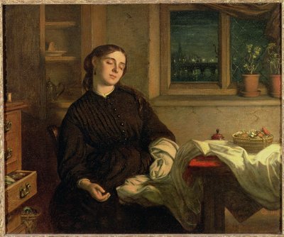 Dromen van thuis, 1869 door Charles West Cope