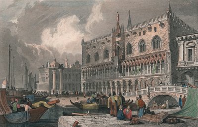 Het Grote Kanaal en het Dogepaleis, Venetië door Charles Westwood