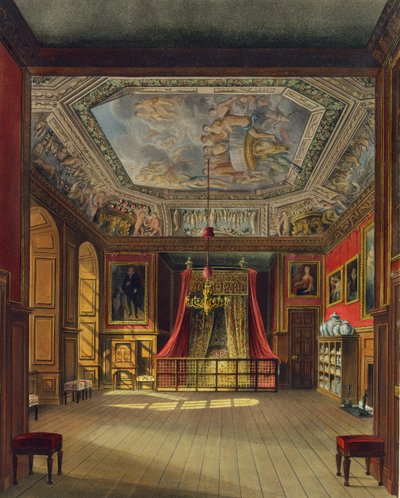 Het Bed van Koningin Anne, Windsor Castle, uit 