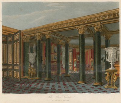 De onderste vestibule, Carlton House, Londen door Charles Wild