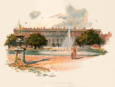 Hampton Court, oostzijde door Charles Wilkinson