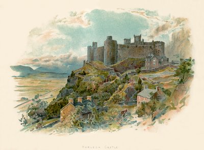Kasteel Harlech door Charles Wilkinson