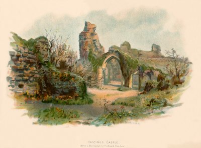 Kasteel van Hastings door Charles Wilkinson