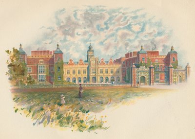 Hatfield House, Hertfordshire - Zuidelijke Voorzijde, c1890 door Charles Wilkinson