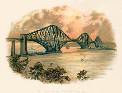 De Forth-brug, vanuit het zuidoosten door Charles Wilkinson