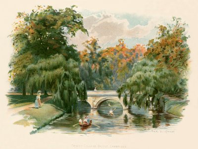 Trinity College brug, Cambridge door Charles Wilkinson