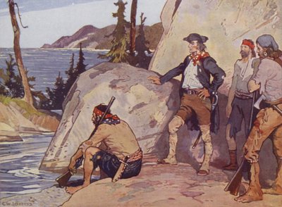 Mackenzie aan de Stille Oceaan via de Overland Route door Charles William (after) Jefferys