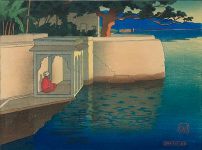 Udaipur door Charles William Bartlett