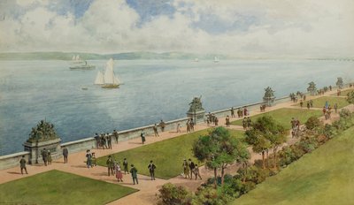 Project van de kunstenaar voor Riverside Drive, Dundee door Charles William English