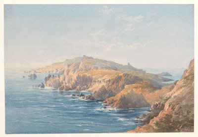 Kustlandschap te Corsica door Charles William Meredith van de Velde