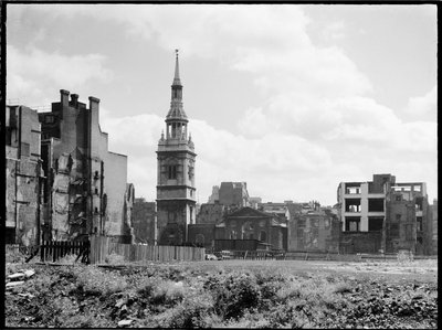 St Mary-le-Bow Kerk, Cheapside, City en County van de City of London, GLA door Charles William Prickett