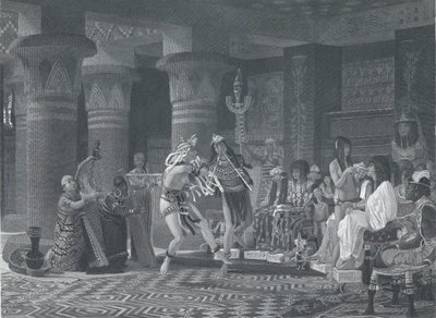 Vrijetijdsbesteding in het oude Egypte, 1876 door Charles William Sharpe