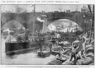 De boot van de echtgenoot door Charles William Wyllie
