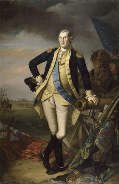 George Washington na de Slag bij Princeton op 3 januari 1777 door Charles Willson Peale