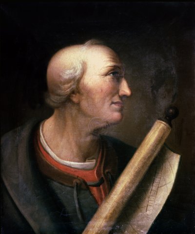 Portret van Amerigo Vespucci (1452-1512) 1816 door Charles Willson Peale
