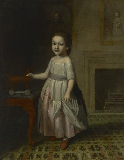 Portret van een Jongen met een Speelgoedpaard, 1768 door Charles Willson Peale