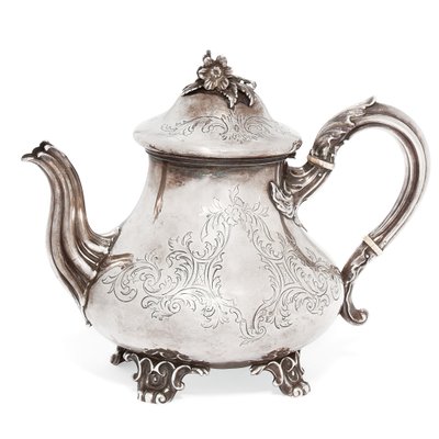 Victoriaanse theepot, 1849 door Charles and Storer Reily