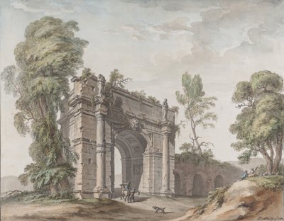 Ontwerp voor een Triomfboog voor de Tuinen van Chateau d