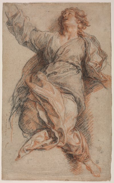 St. Johannes de Evangelist, ca. 1700-1702 door Charles de la Fosse