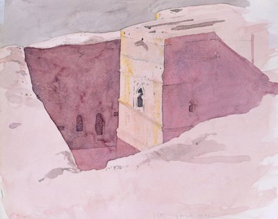 Giorgis Zonsondergang, Lalibela, Ethiopië, 1996 door Charlie Millar