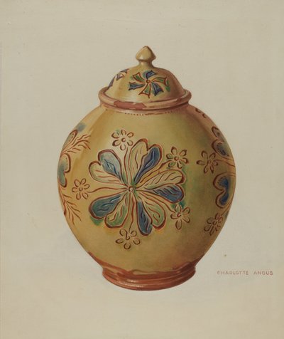Pot met deksel door Charlotte Angus