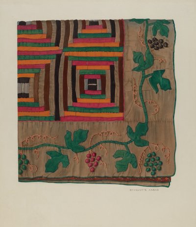 Blokhut Quilt door Charlotte Angus